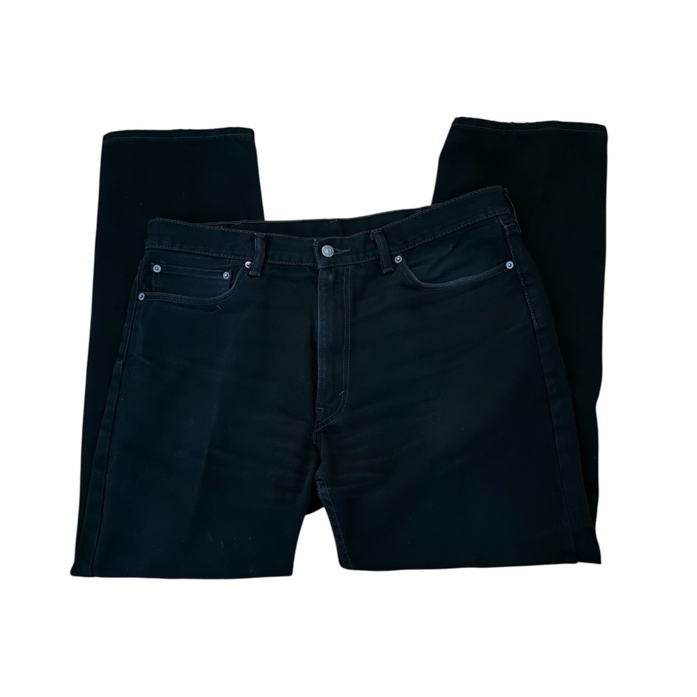 Levi's Men's Straight Black Zip Up Jeans - Size 38X32